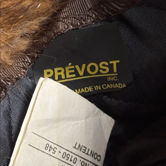 Vintage Made in Canada Prévost Muskrat Fur Trapper Hat - Picture 7 of 10
